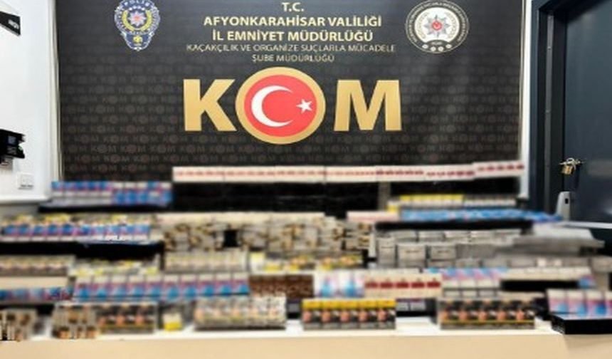 Polis Kaçak Sigara Ele Geçirdi