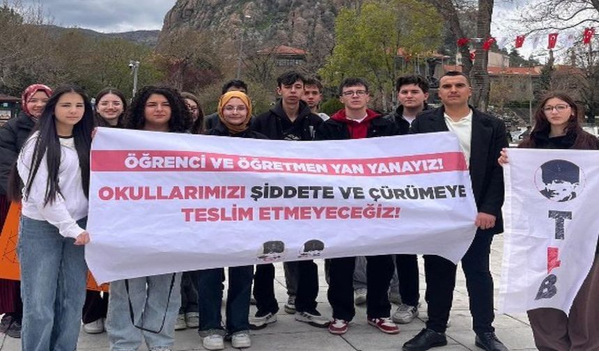 “Okullarımızı Şiddete ve Çürümeye Teslim Etmeyeceğiz!”