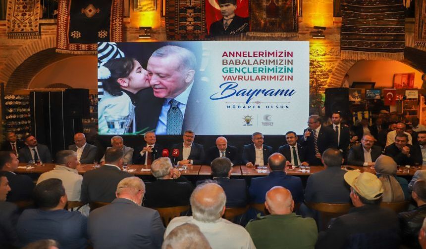 AK Parti Teşkilatları Bayramlaşma Programında Taşhan’da Buluştu