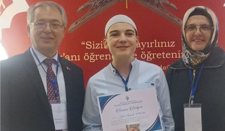 Afyon Lisesi Öğrencisinden Gururlandıran Başarı