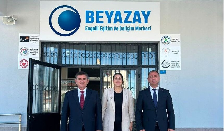 Defterdar Gündüz ve Ticaret İl Müdürü Yayla’dan Beyazay’a Ziyaret