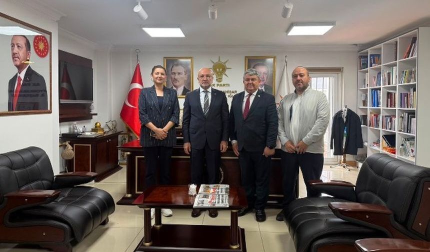 Başkan Dilek AK Parti İl Başkanı Şahin’e Modern Sanayi Sitesi’yle ilgili talepleri iletti