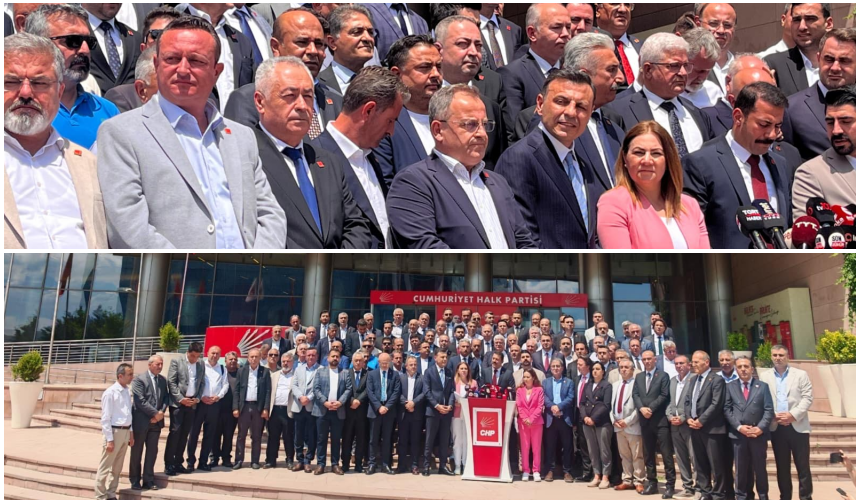 CHP’nin 71 il başkanı ortak bildiri yayınladı