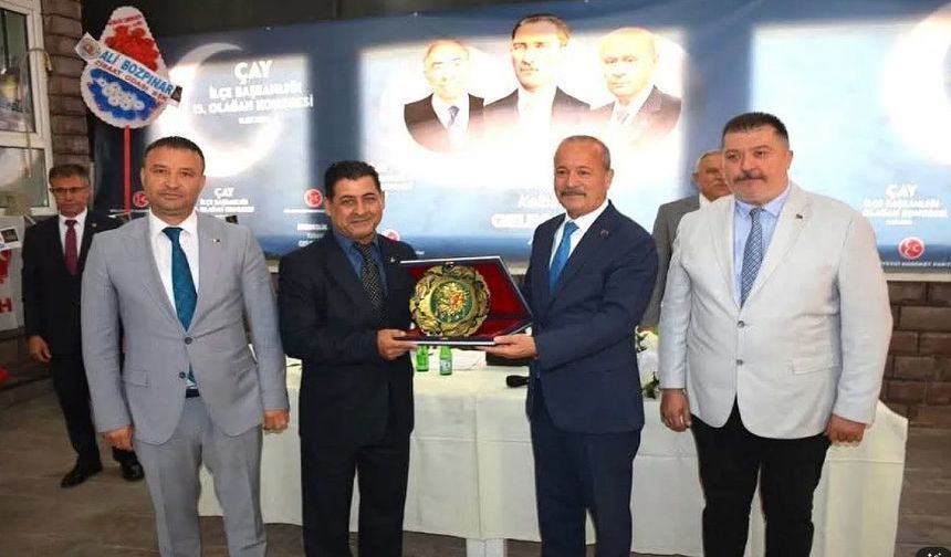 MHP Çay İlçe Başkanı Erol, Güven Tazeledi