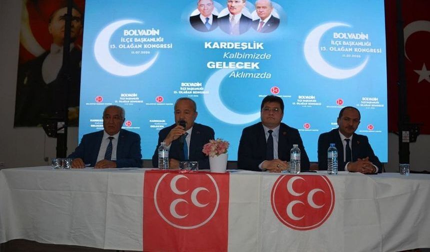 MHP Bolvadin İlçe Başkanı Başkan Kızıltoprak güven tazeledi