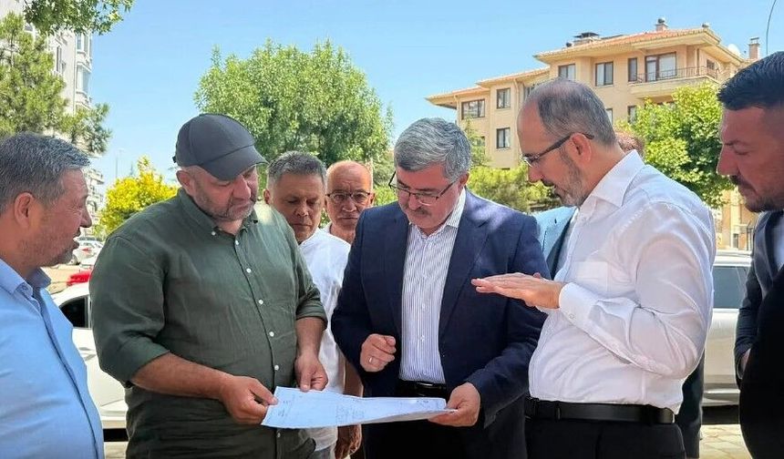 Özkaya, Semt Polikliniği İnşaatında İncelemelerde Bulundu