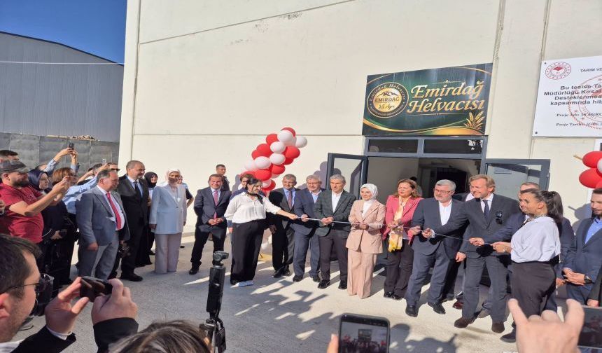 Emirdağ’da Helva Fabrikasının Açılışı Yapıldı