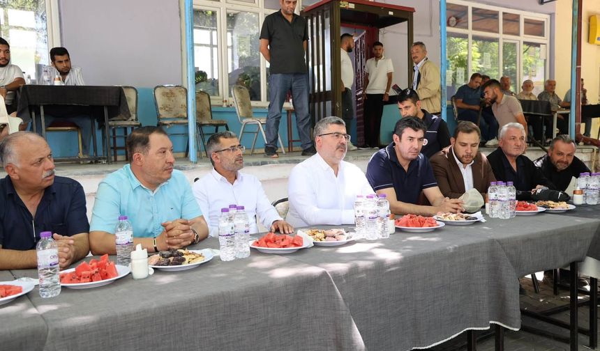 Milletvekili Özkaya, Haydarlı’da Vatandaşlarla Buluştu