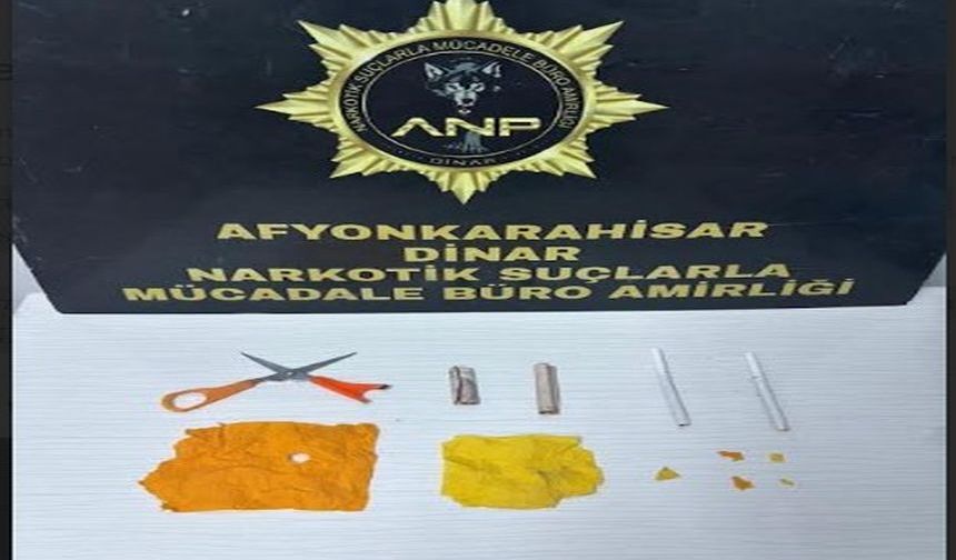 Dinar’da Uyuşturucu Operasyonu