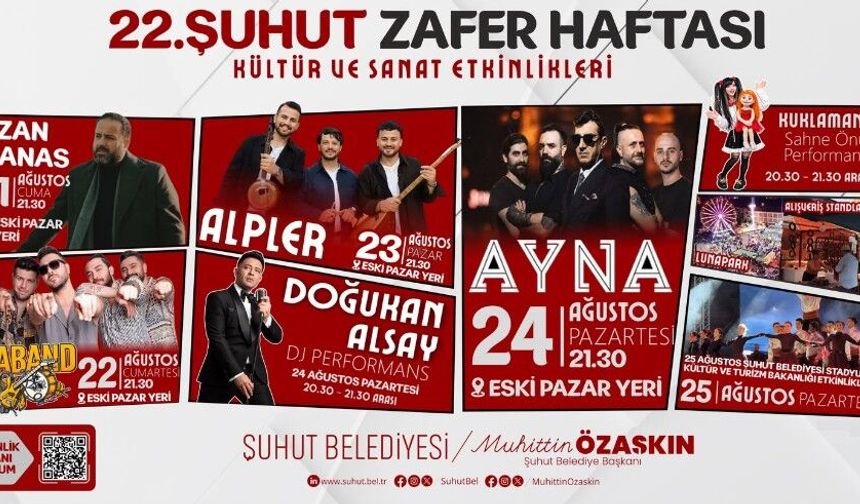 Şuhut’ta Zafer Haftası İçin Geri Sayım Başladı