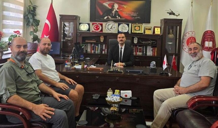 “Susanlar” Dizisinin Yapım Ekibinden Başsavcı Uğurlu’ya Ziyaret