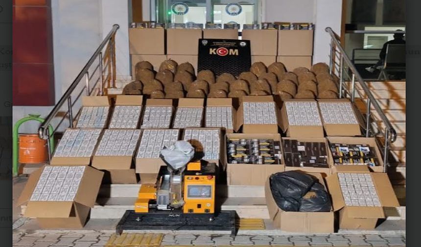 Bolvadin’de Kaçak Tütün Ele Geçirildi