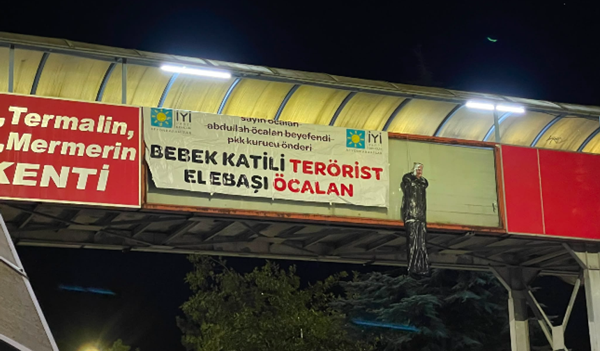 İYİ Gençlerden Gece Yarısı Öcalan Protestosu!